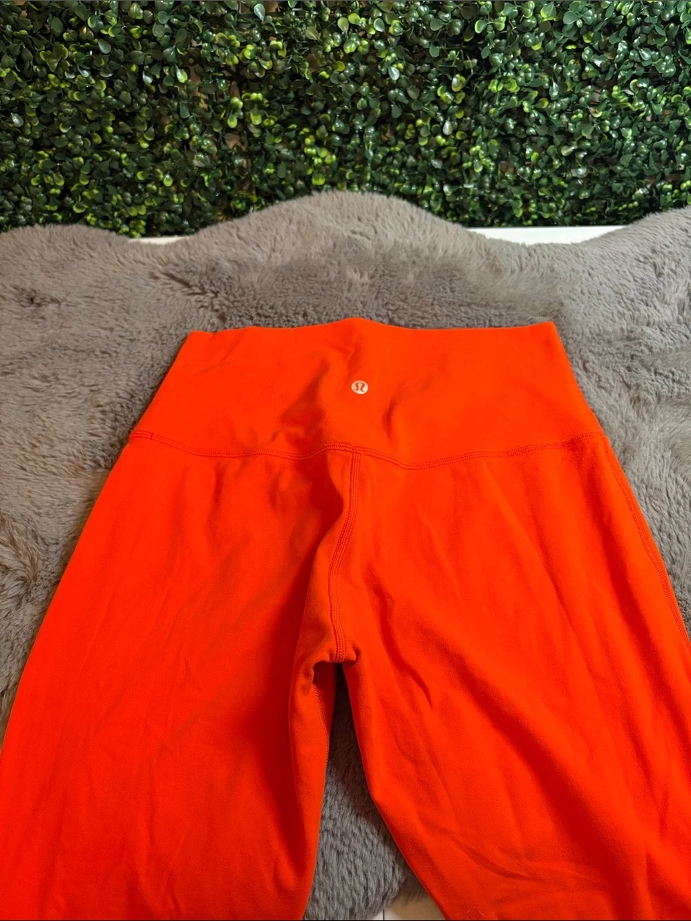 lululemon athletica Bright Orange Leggings Size 8